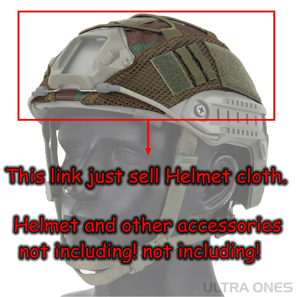 Tactical Helmet Cover for Fast MH PJ BJ Helmet Airsoft Paintball Helmet Cover Military Accessories